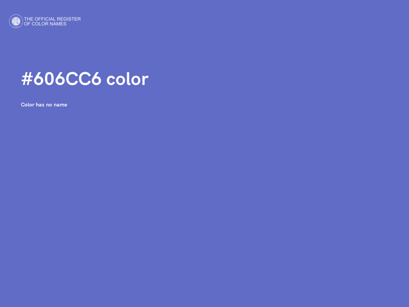 #606CC6 color image