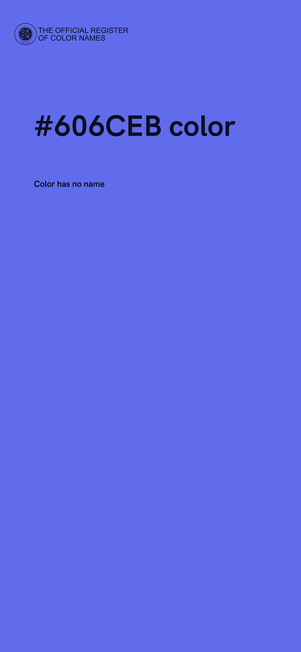 #606CEB color image