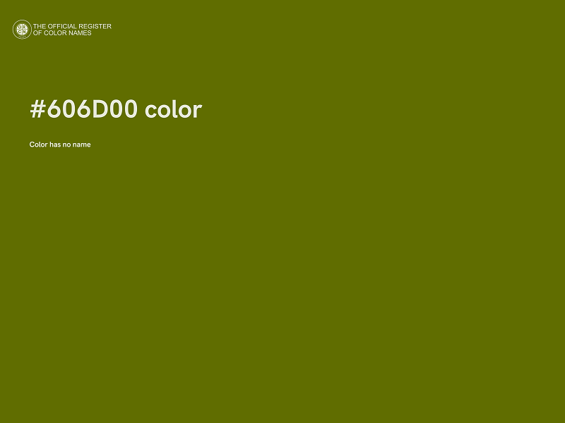 #606D00 color image