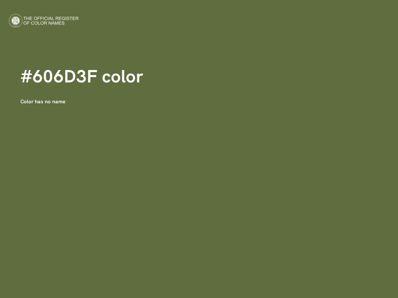 #606D3F color image