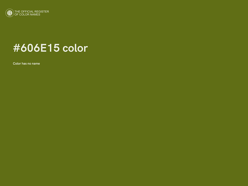 #606E15 color image