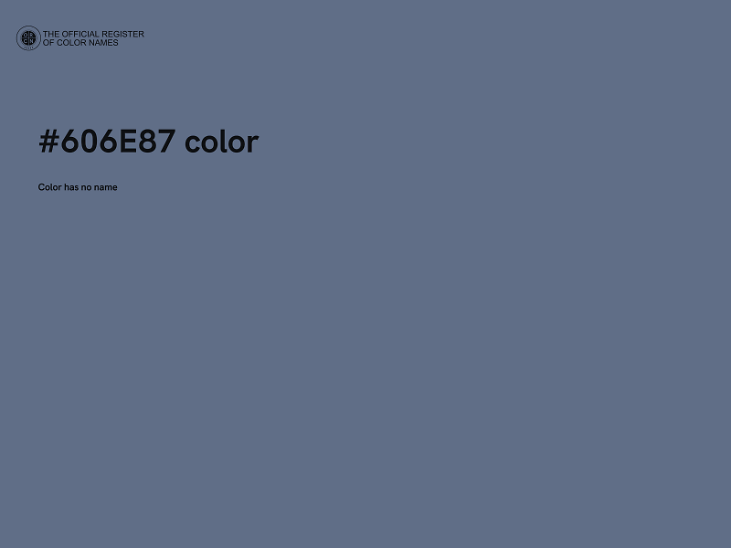 #606E87 color image