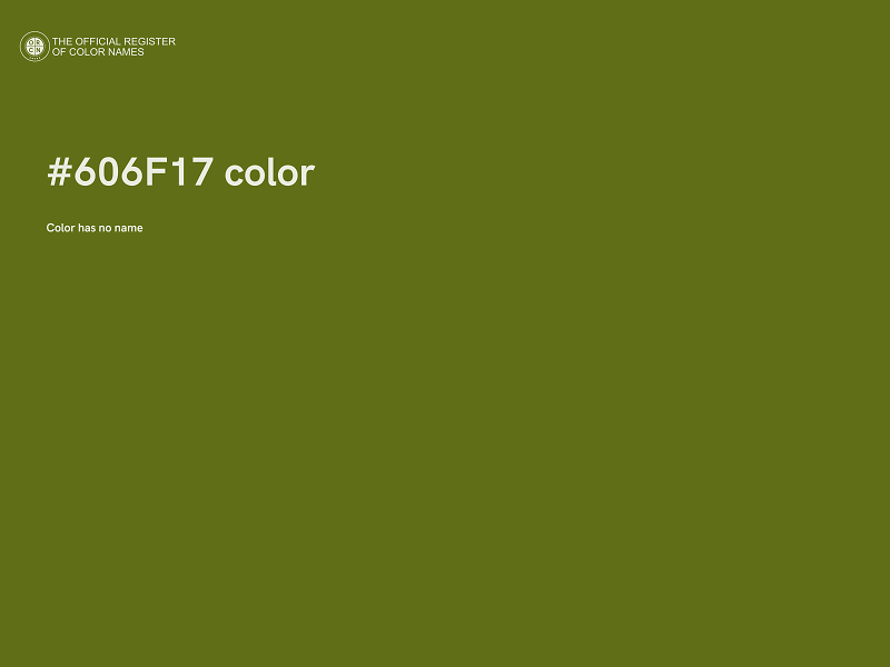 #606F17 color image