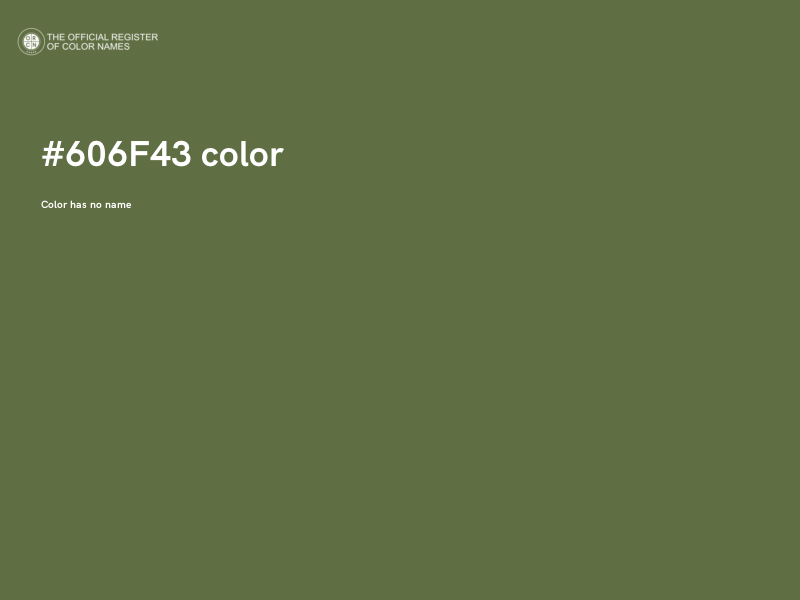 #606F43 color image