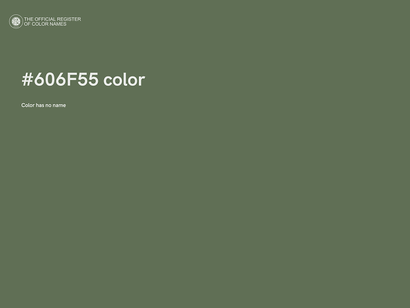 #606F55 color image