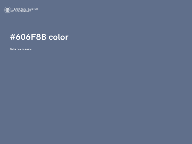 #606F8B color image