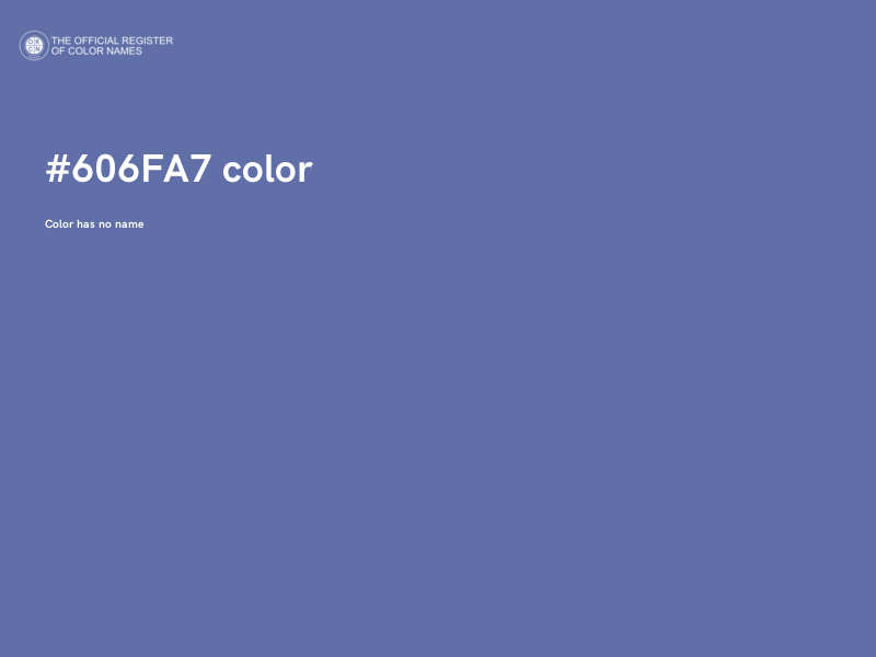 #606FA7 color image