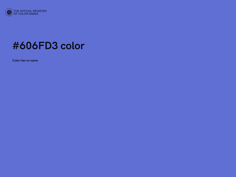 #606FD3 color image