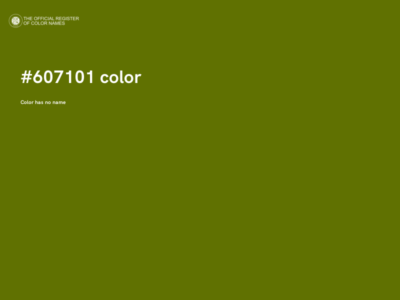 #607101 color image