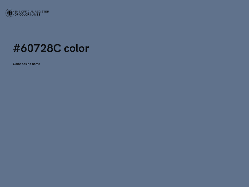 #60728C color image