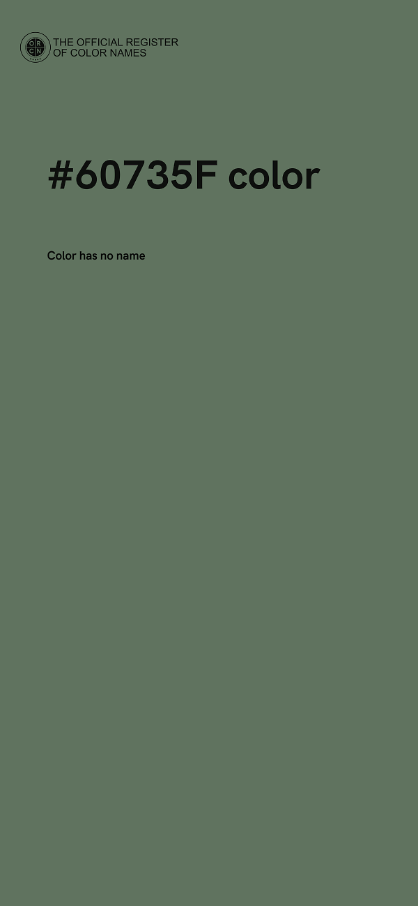#60735F color image
