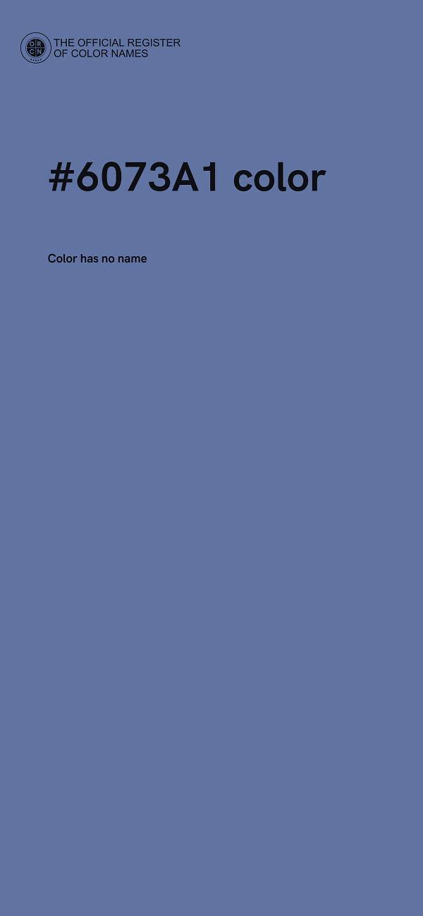 #6073A1 color image