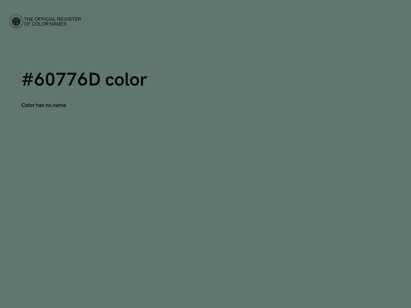 #60776D color image
