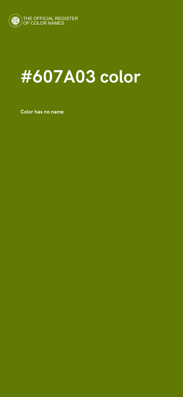 #607A03 color image