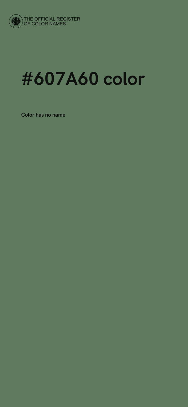 #607A60 color image