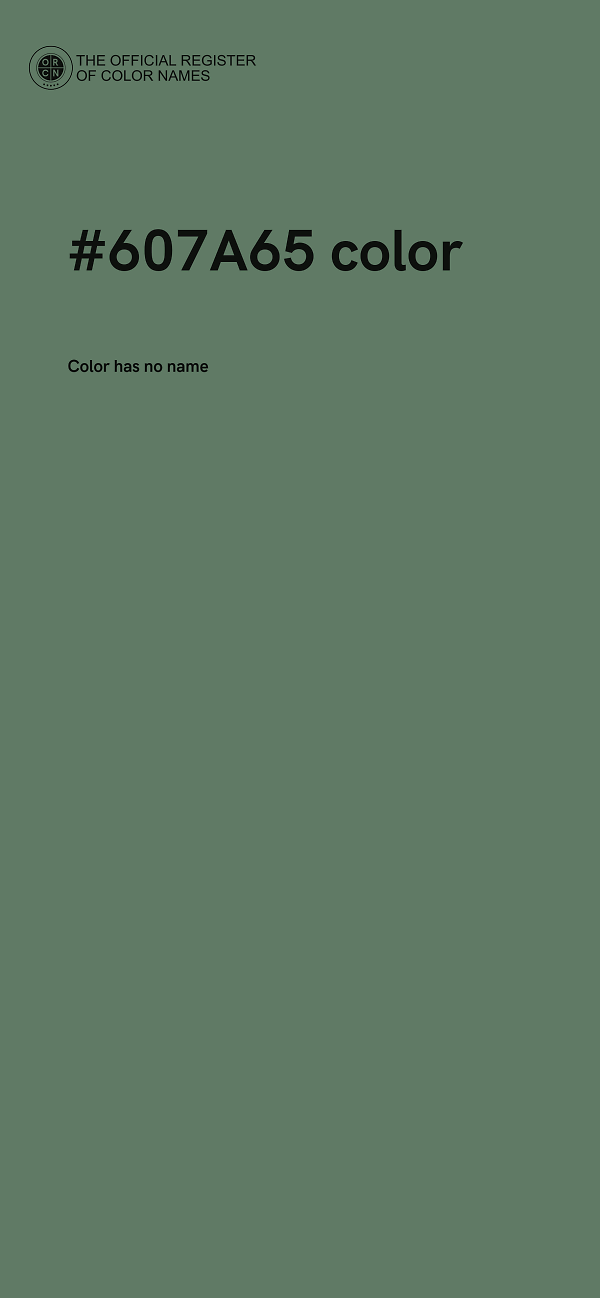 #607A65 color image