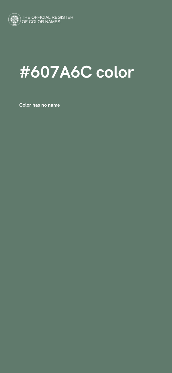 #607A6C color image