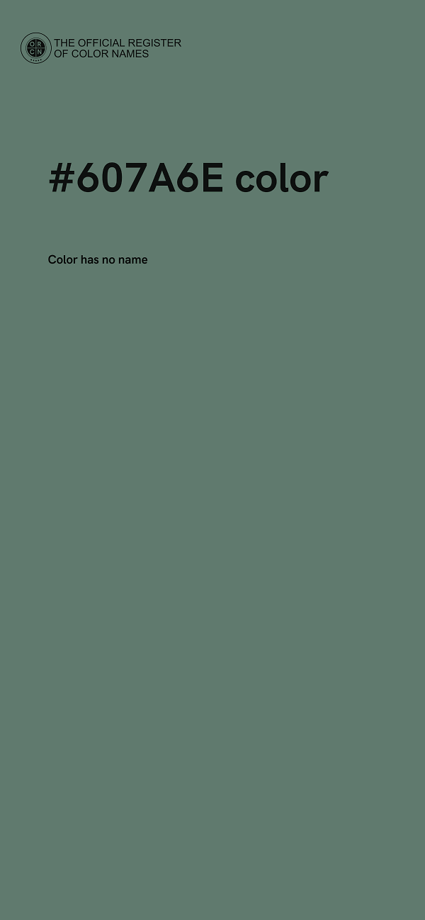 #607A6E color image