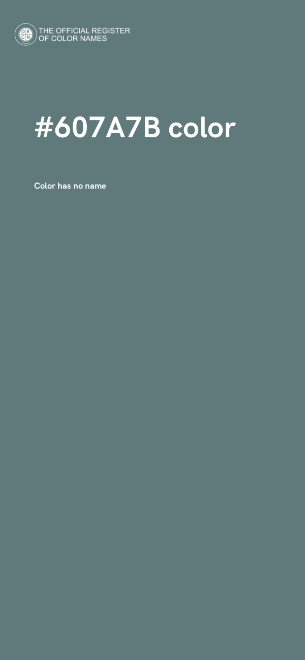#607A7B color image