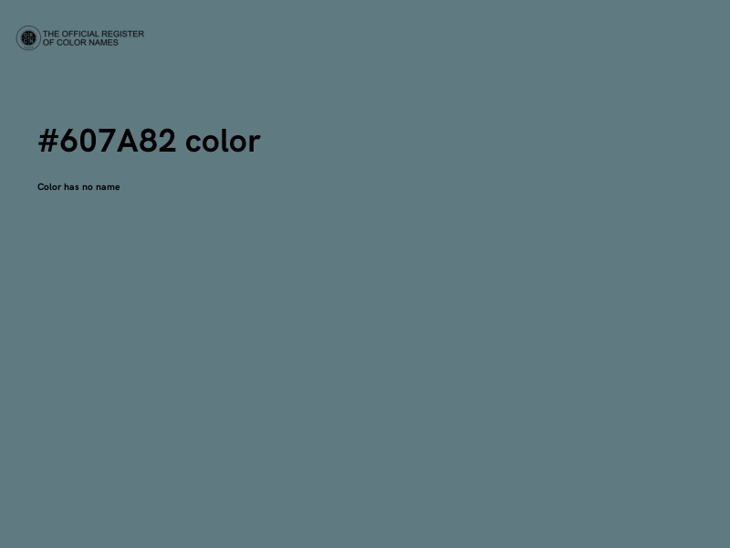 #607A82 color image
