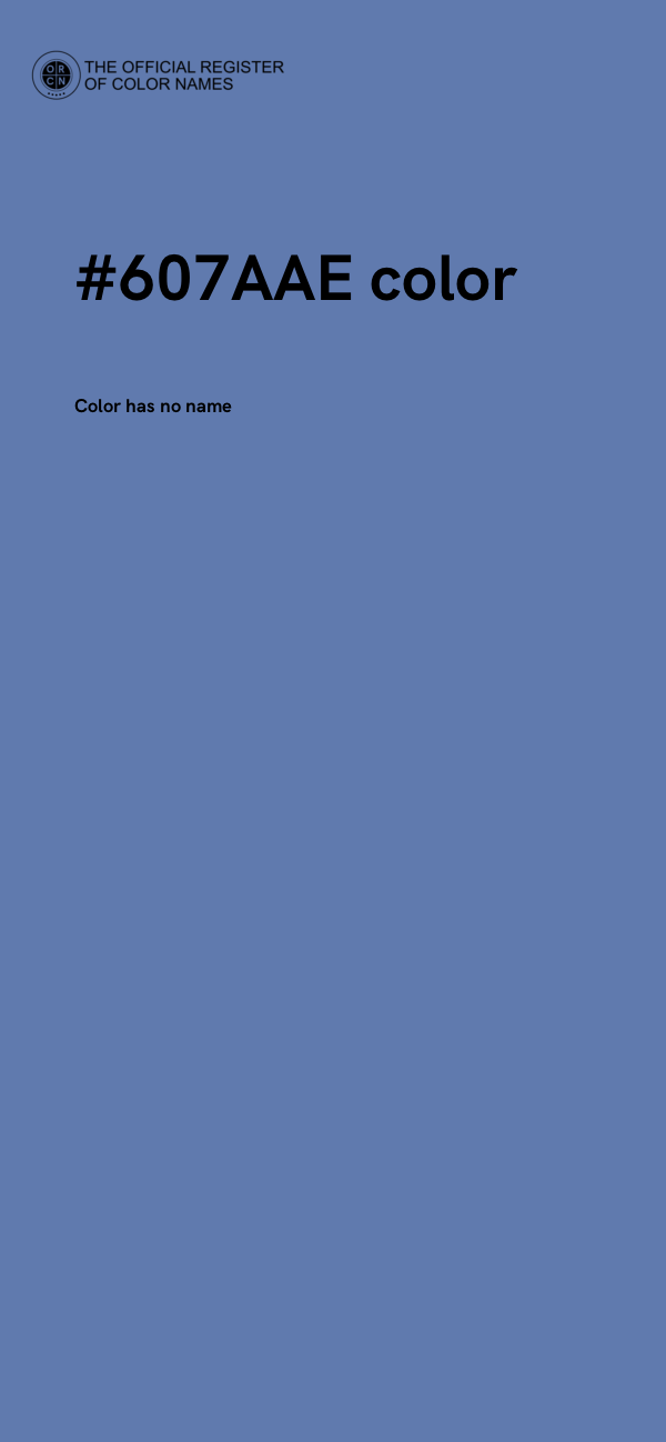 #607AAE color image