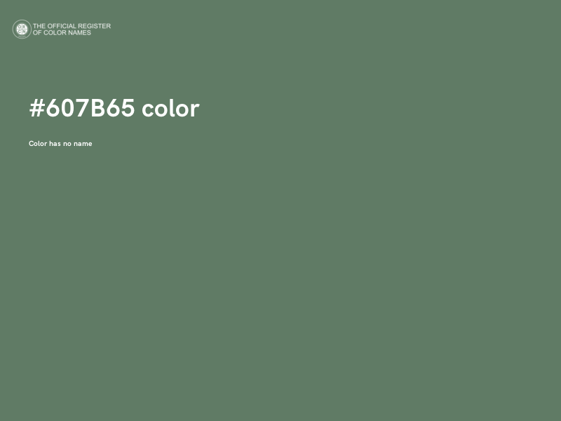 #607B65 color image