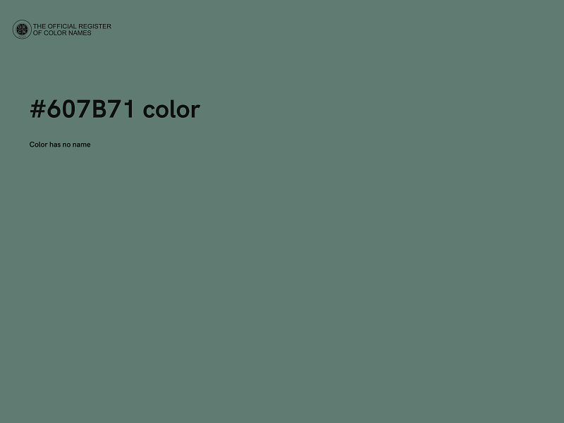 #607B71 color image