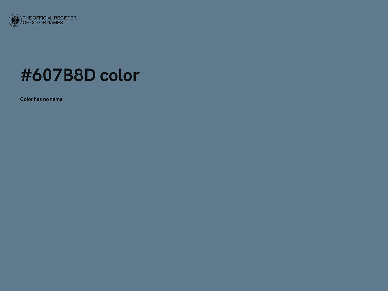 #607B8D color image