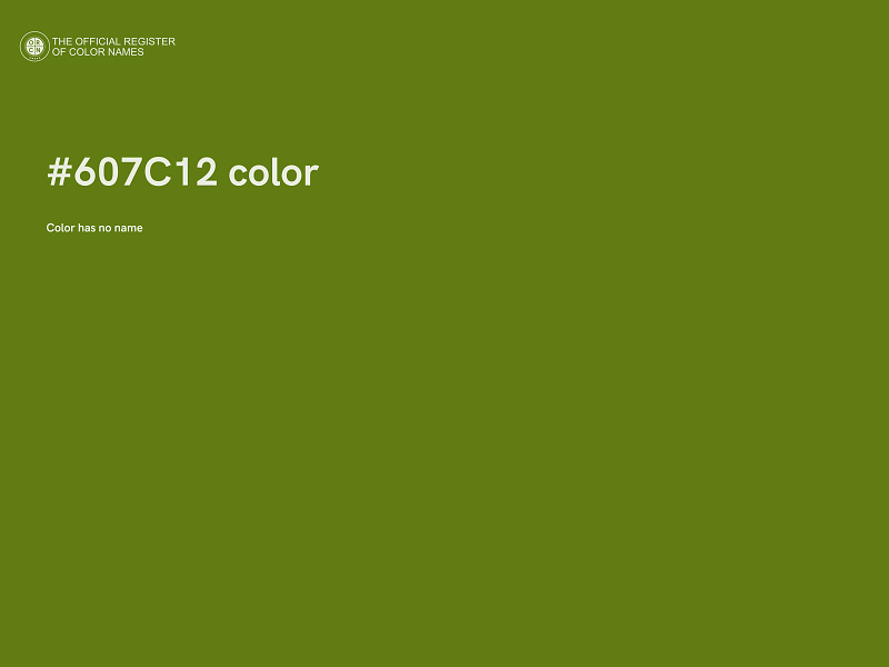 #607C12 color image