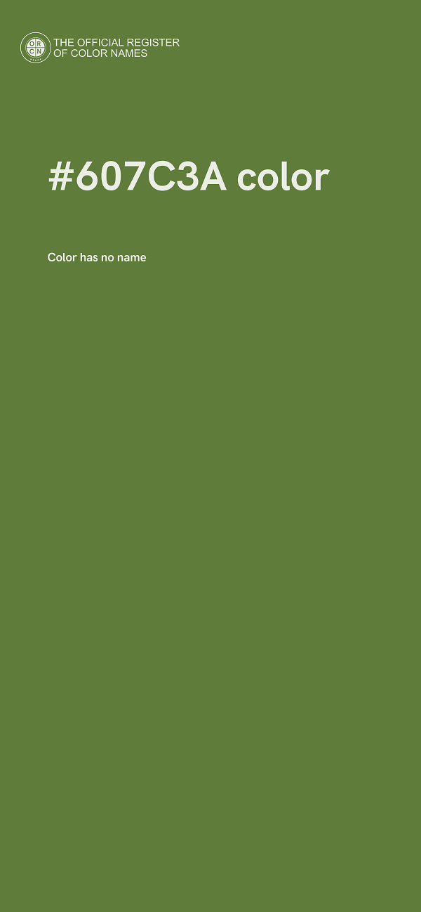 #607C3A color image