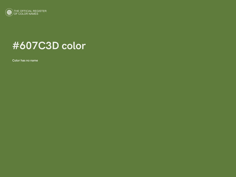 #607C3D color image