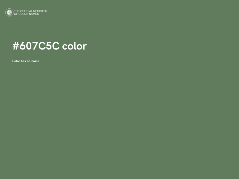 #607C5C color image
