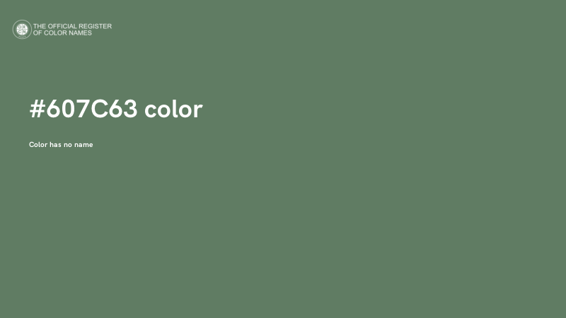 #607C63 color image