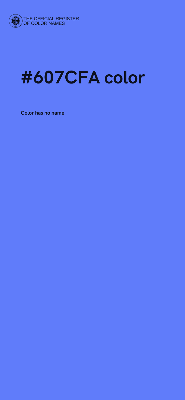 #607CFA color image