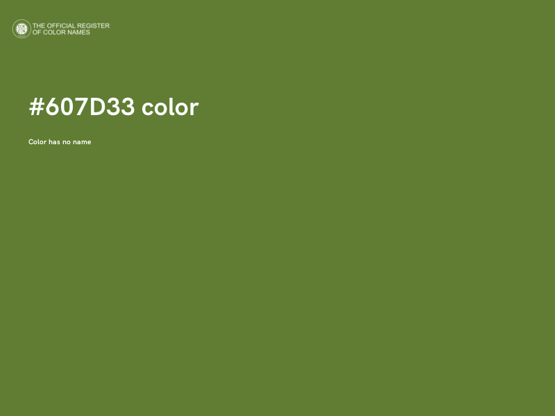 #607D33 color image