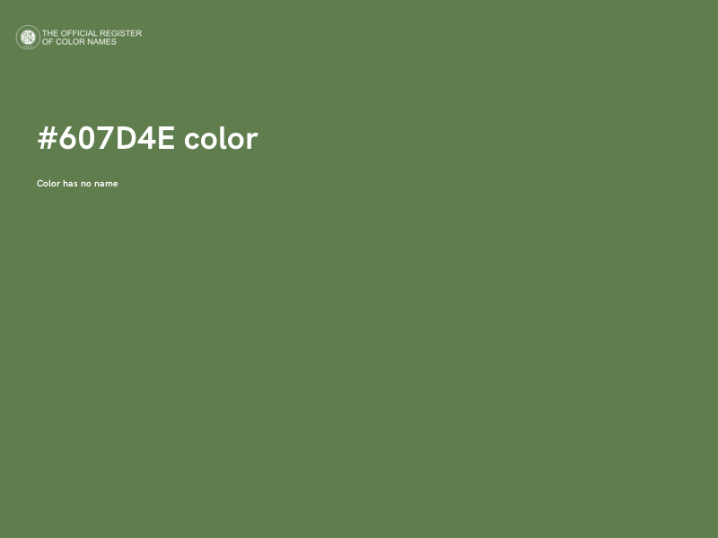 #607D4E color image