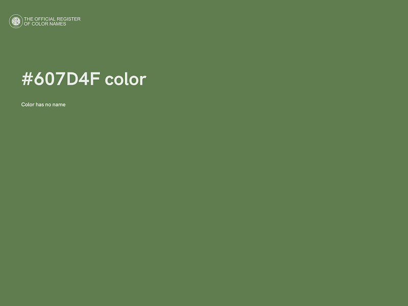 #607D4F color image