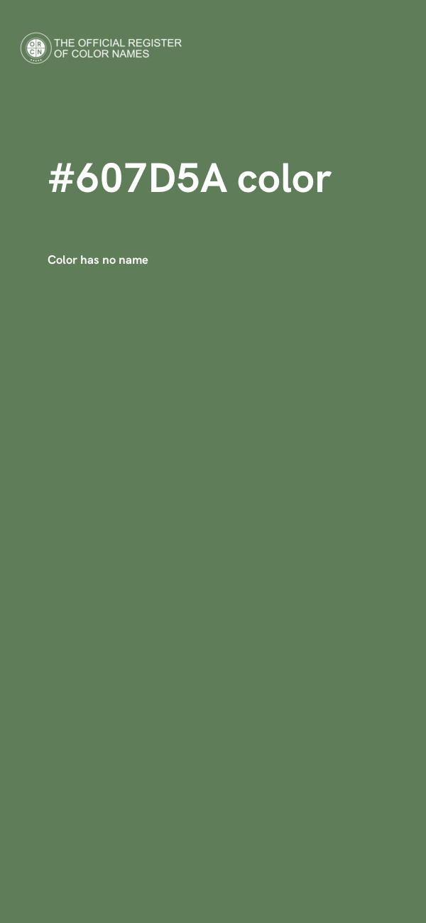 #607D5A color image