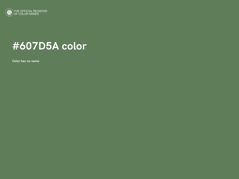 #607D5A color image