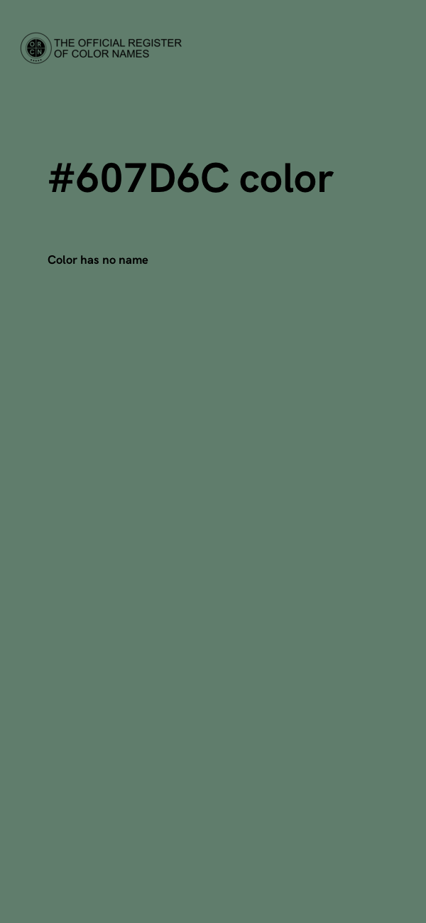 #607D6C color image