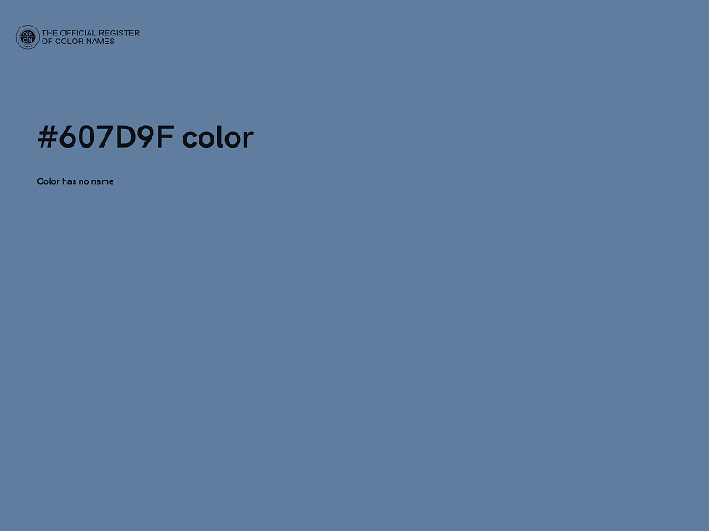 #607D9F color image