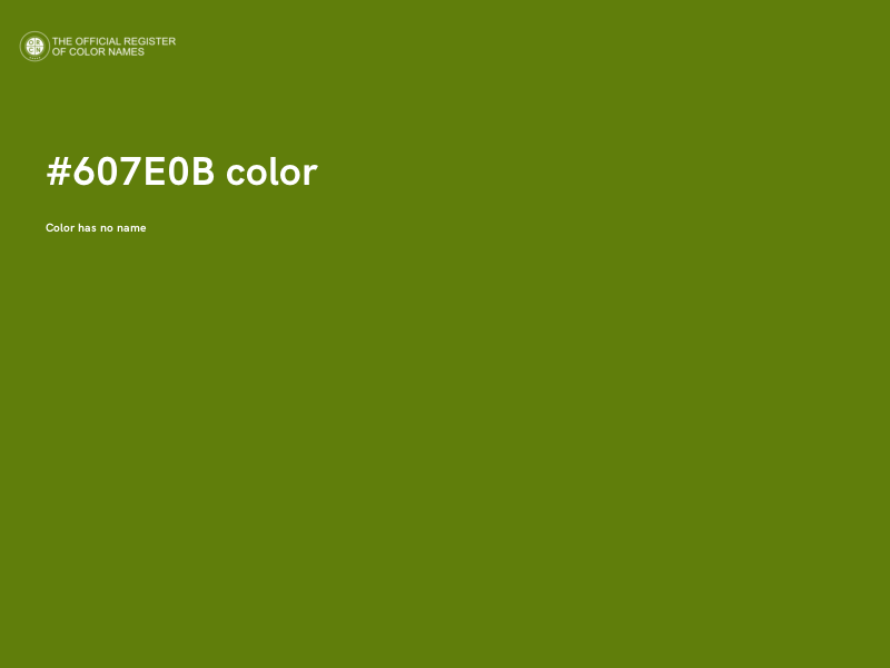 #607E0B color image