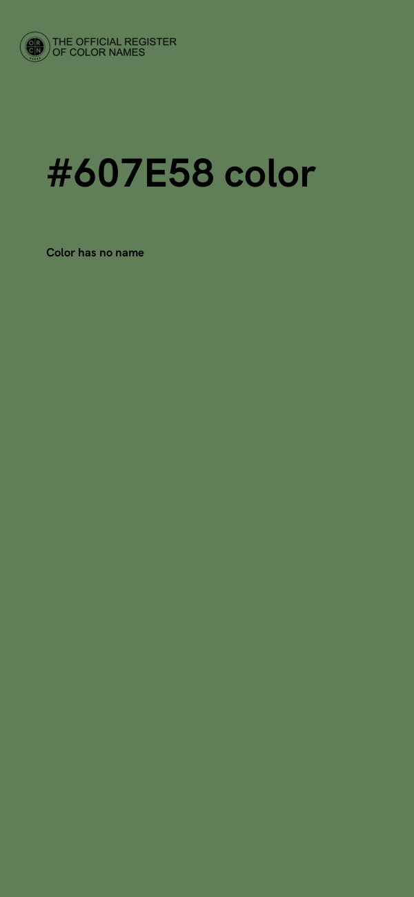 #607E58 color image