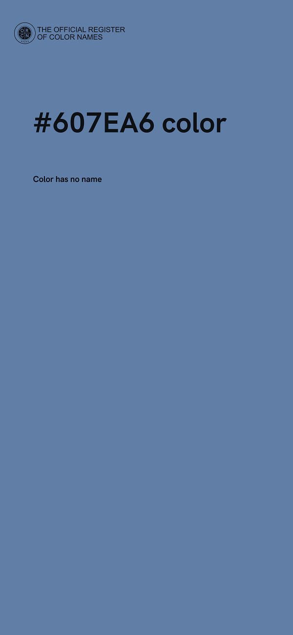 #607EA6 color image