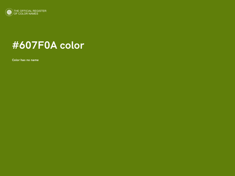 #607F0A color image