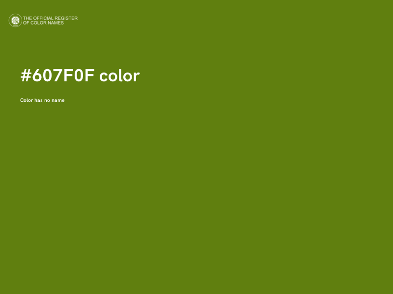 #607F0F color image