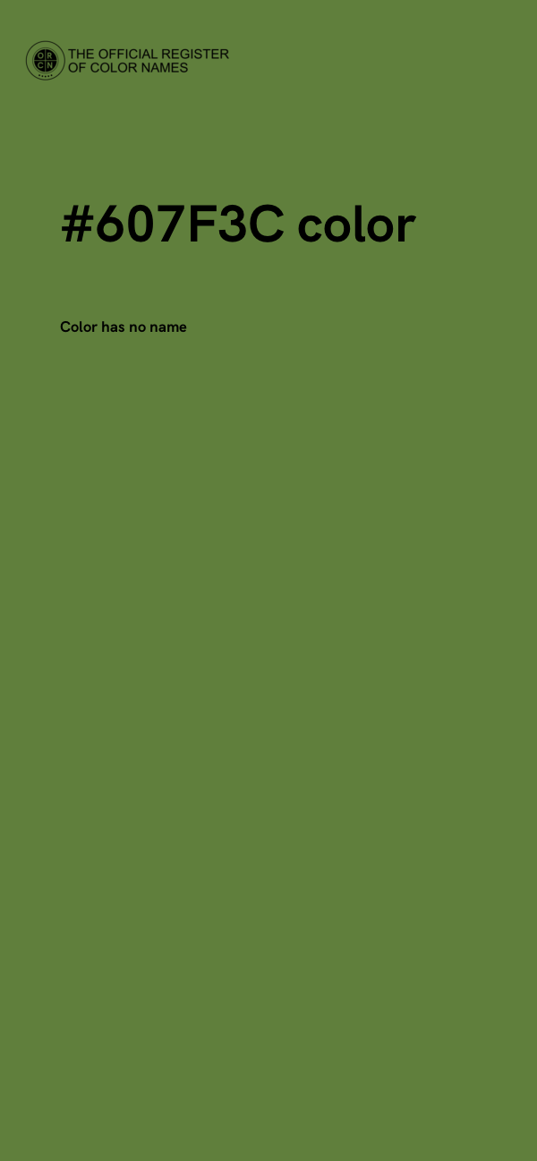 #607F3C color image