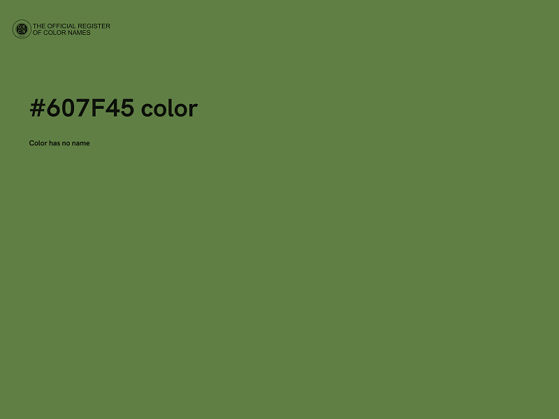 #607F45 color image