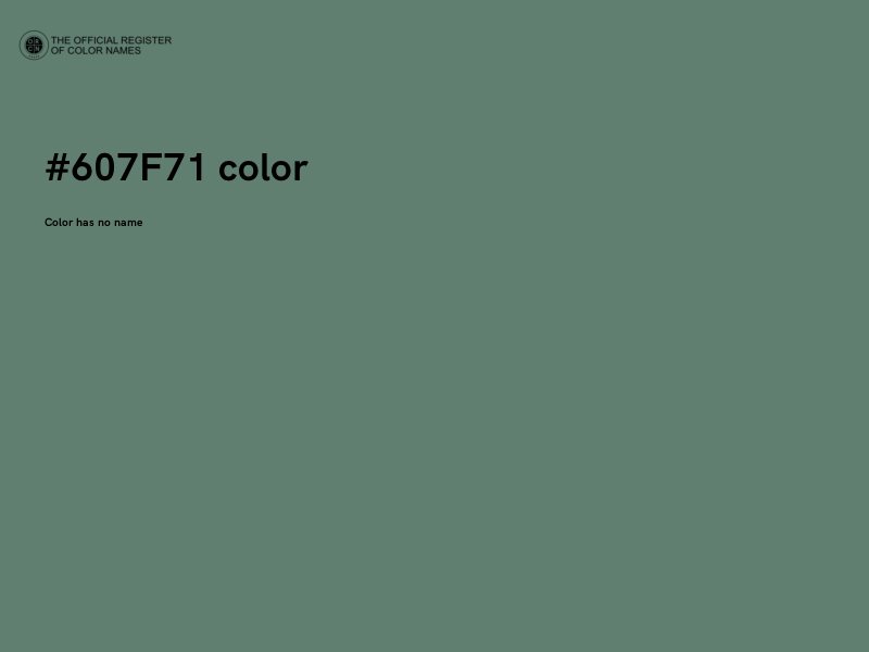 #607F71 color image