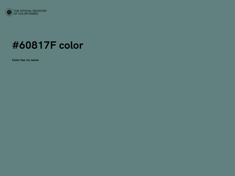 #60817F color image